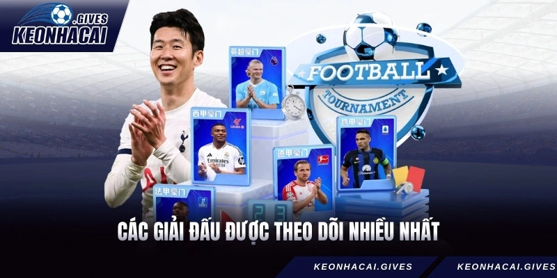 Các giải đấu được theo dõi nhiều nhất