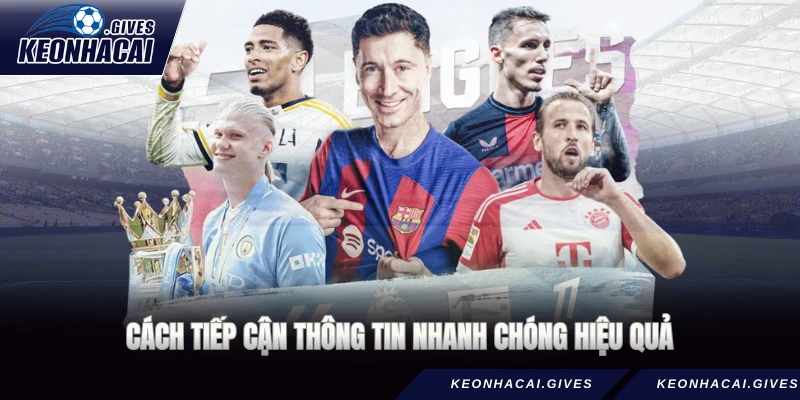 Cách tiếp cận thông tin nhanh chóng hiệu quả